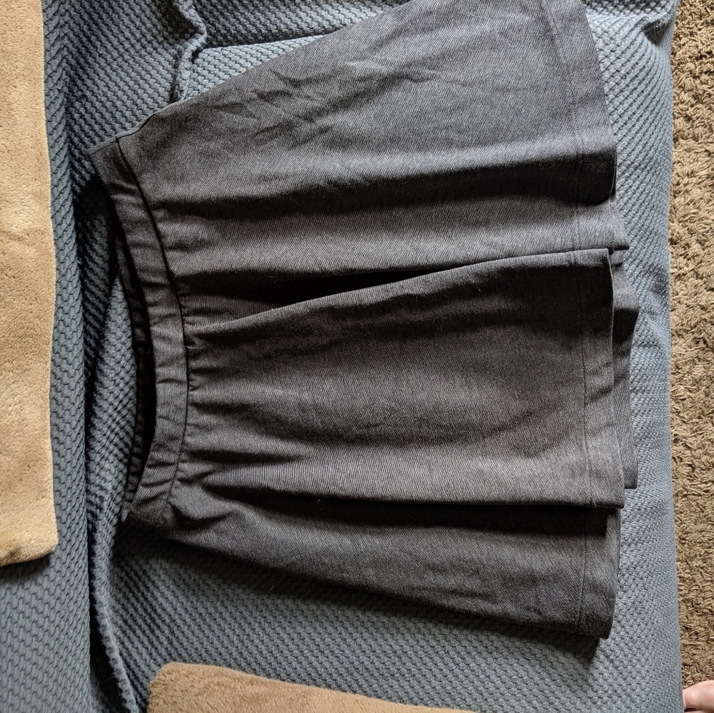 Grey circle skirt